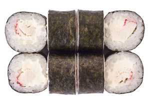 Маки краб сыр