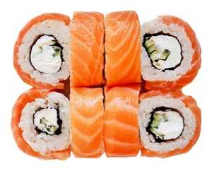 Эксперт Филадельфия с огурцом и лососем