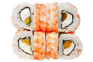 Эксперт Филадельфия с авокадо и креветкой